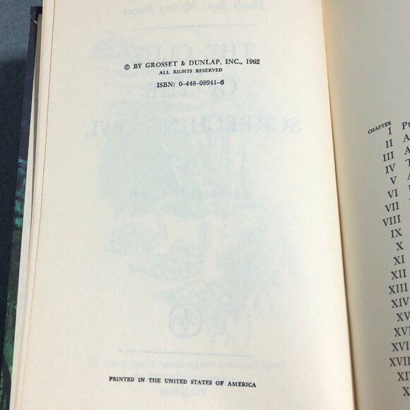 The Hardy Boys #41 The Clue of the Screeching Owl c. 1962 Grosset & Dunlap ~ HB - Picture 9 of 9